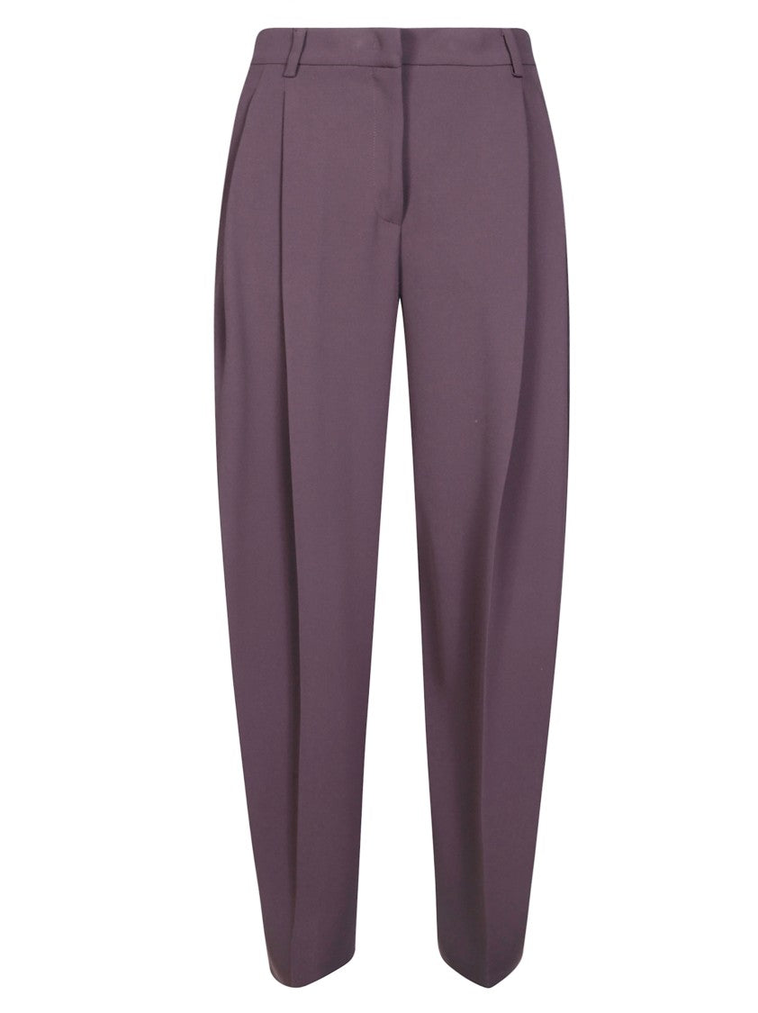 The Andamane Tracy Low-Rise Pleated Wide-Leg Pants