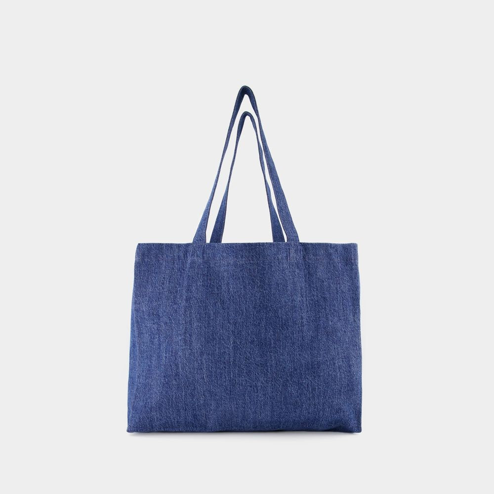 A.P.C. Diane Tote Bag - Cotton - Blue