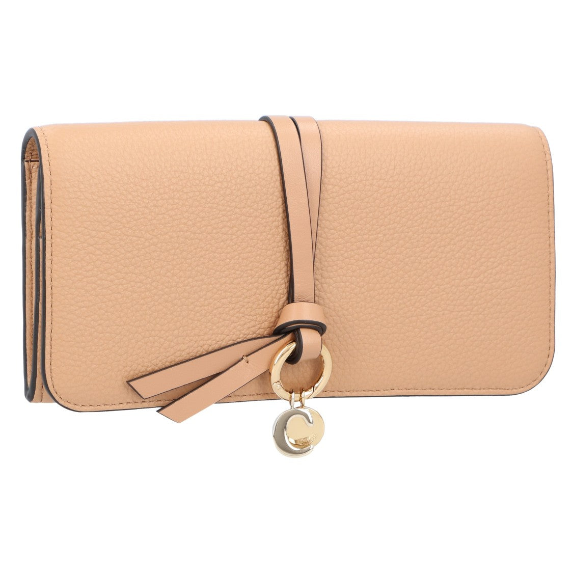 Chloé Bifold Long Wallet Beige