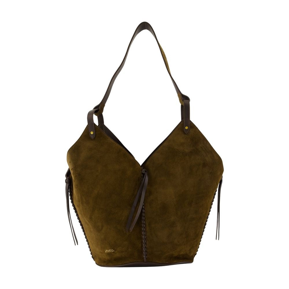 Isabel Marant Tampa Gz Shoulder Bag - Leather - Khaki