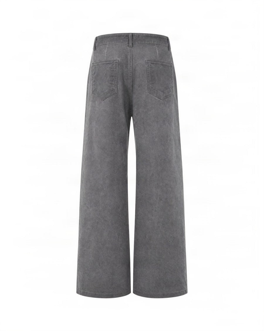 Drkshdw By Rick Owens Geth Mid-Rise Wide-Leg Jeans