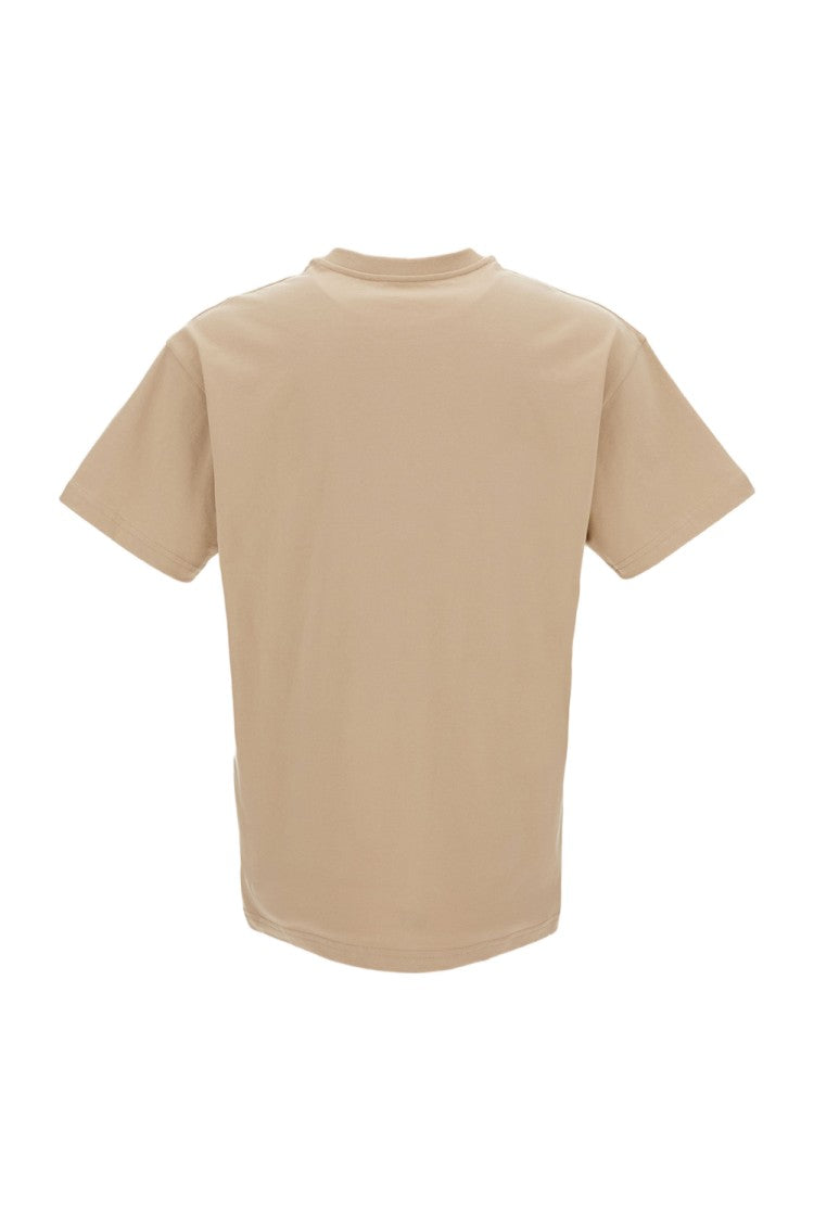 Givenchy Regular Fit Cotton T-Shirt With Grosgrain Patch And Embroidered Detailing