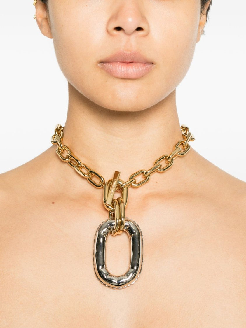 Rabanne Gold And Silver Necklace