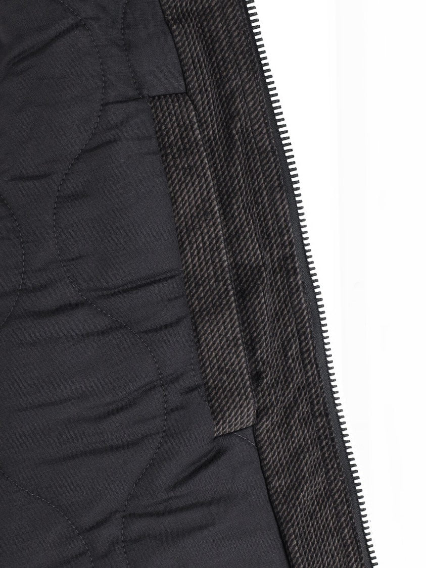 Our Legacy Brown Cropped Textured Corduroy Jacket