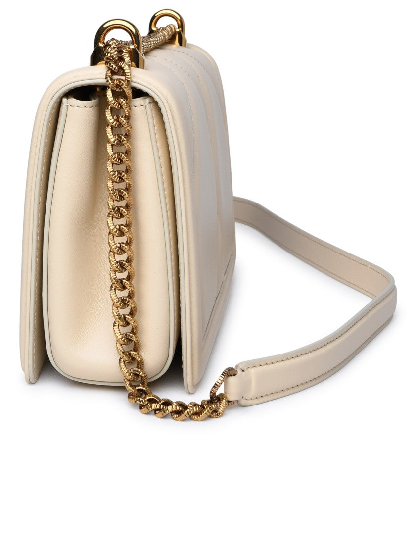 Dolce & Gabbana Cream Leather Bag