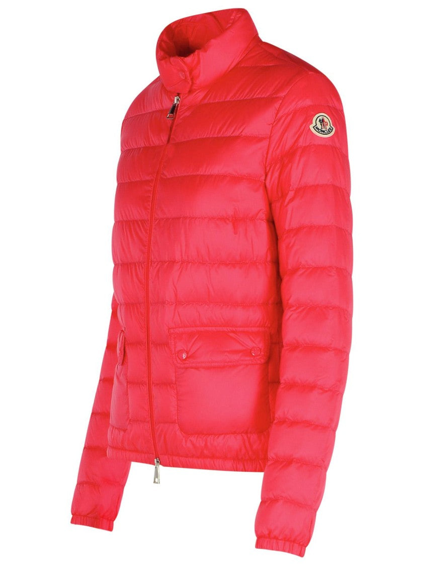 Moncler Lans' Fuchsia Polyamide Down Jacket