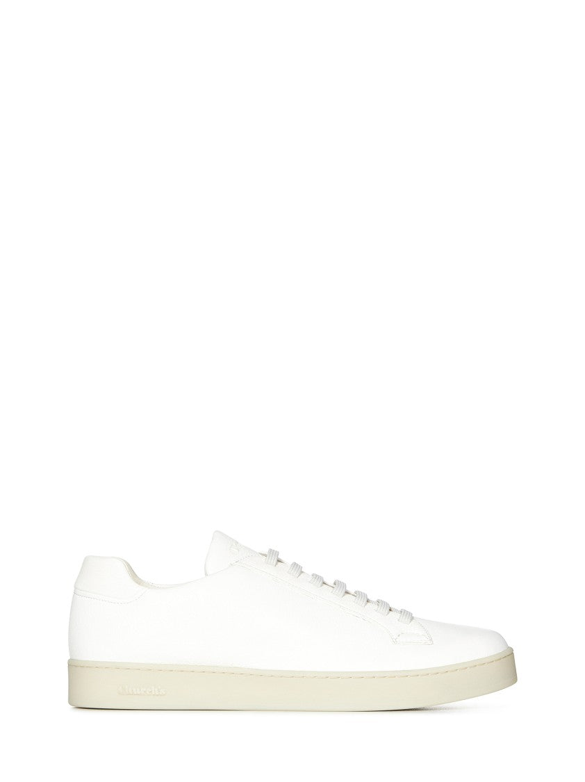 Church's Ludlow Sneakers In Smooth White Deerskin