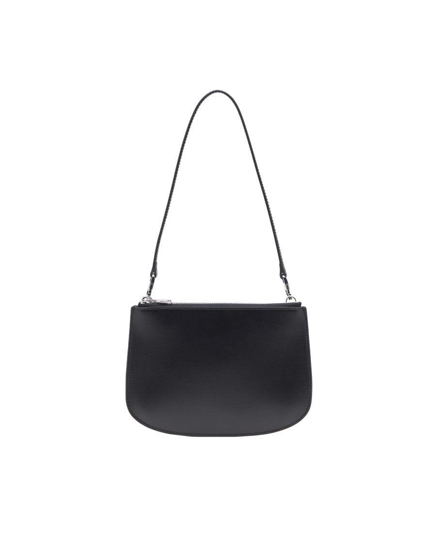 Diesel Shoulder Bag In Soft Nappa Leather With Oversized Oval D Detail