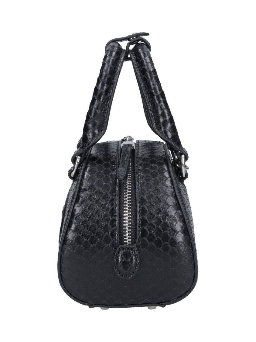 Diesel Beige 1Dr Dome Textured Leather Bag