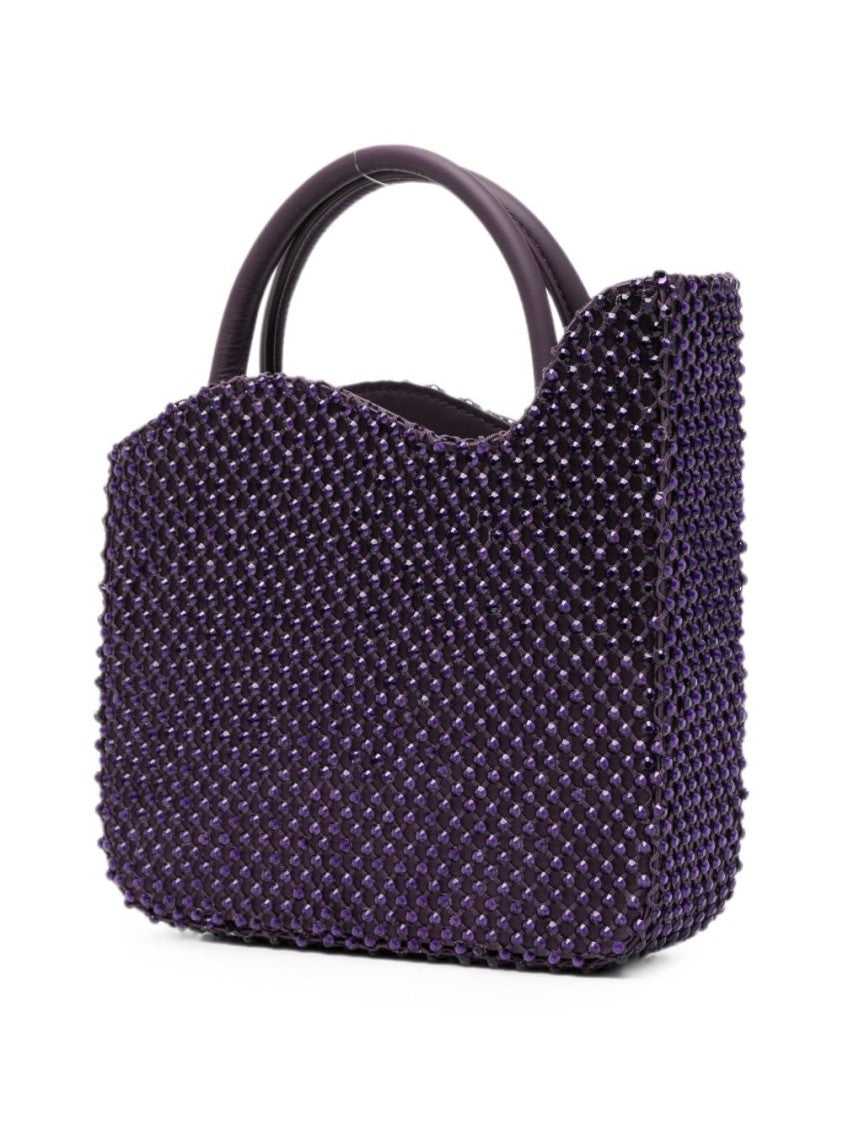 Le Silla Structured Wavy Top-Handle Bag