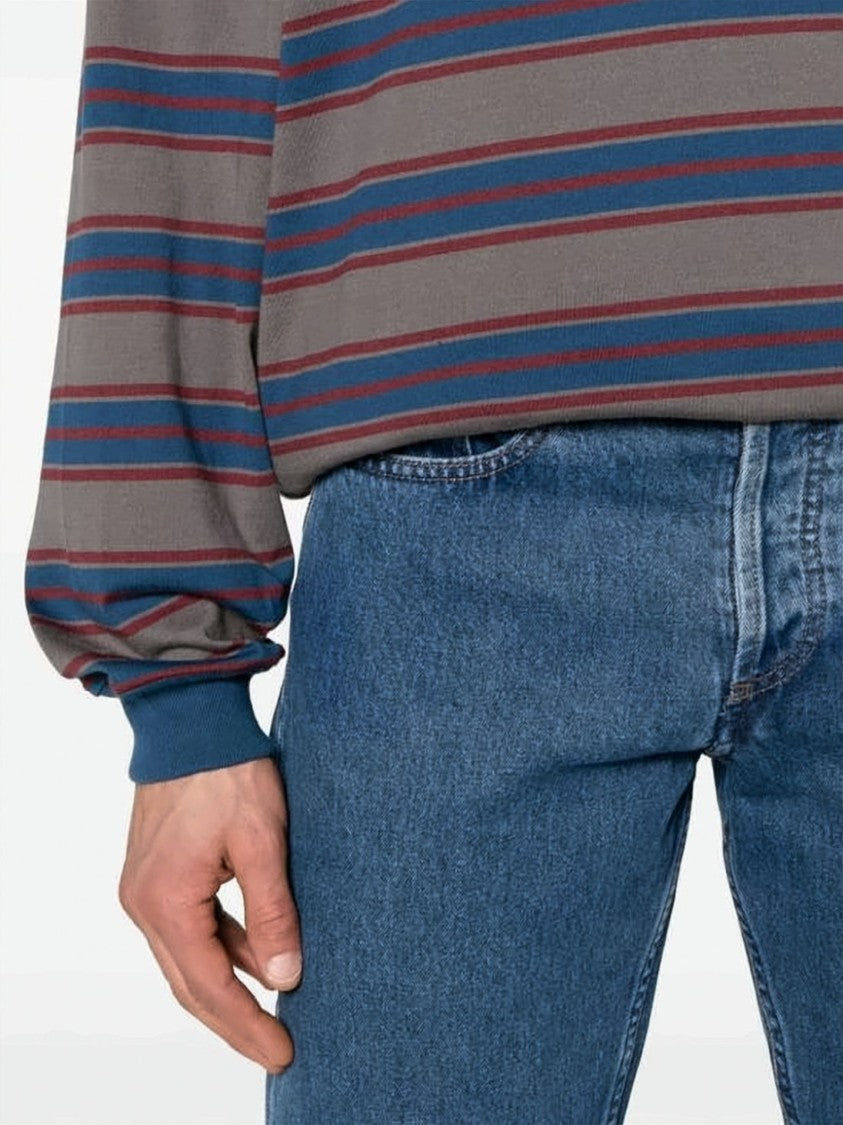 A.P.C. Classic Straight-Leg Denim Pants With Mid-Blue Wash