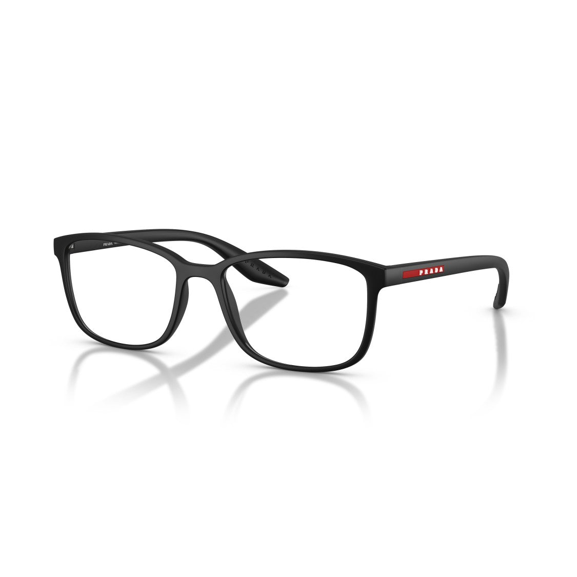 Prada Linea Rossa 0Ps 07Rv Matte Black Rectangular Eyeglasses