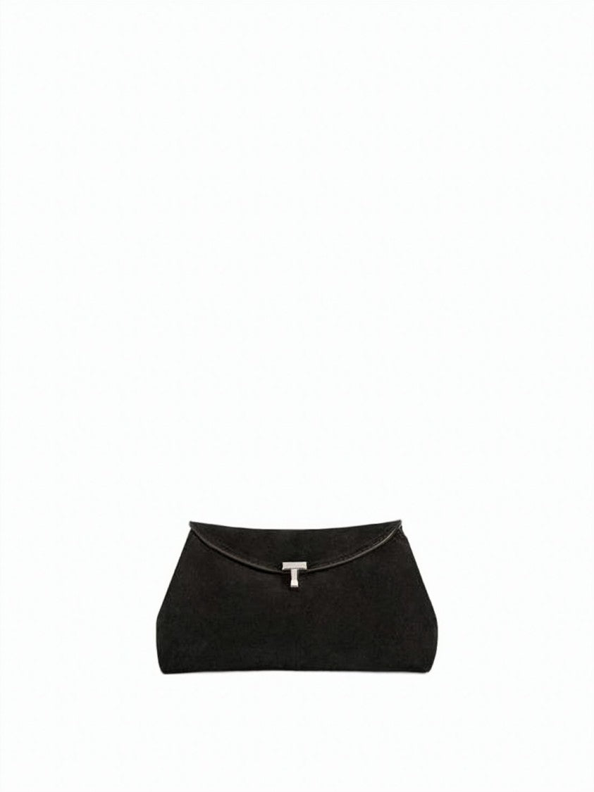 Totême Structured Cow Leather Crossbody Bag With Minimalist Design