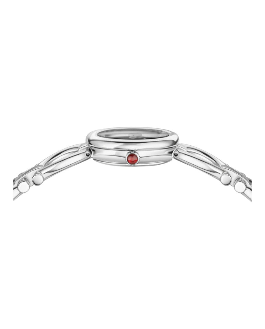 Ferragamo Double Gancini Motif Bracelet Watch In Stainless Steel