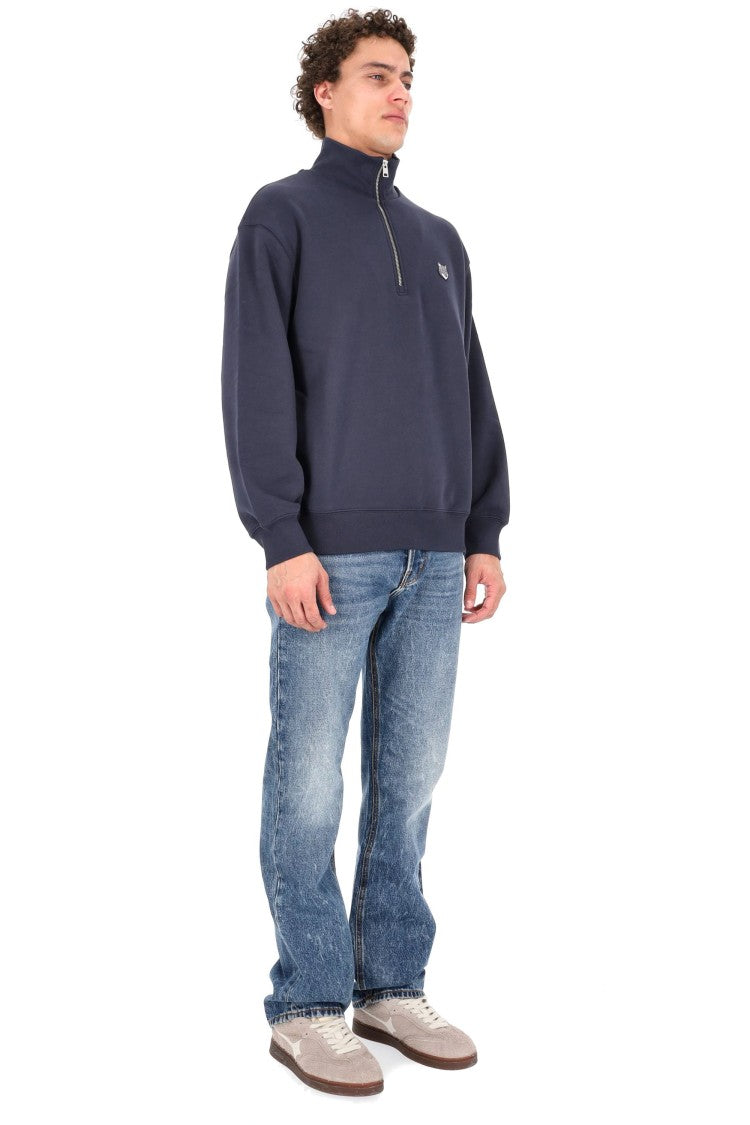 Maison Kitsuné Fox Comfort Fit Half-Zip Hoodie