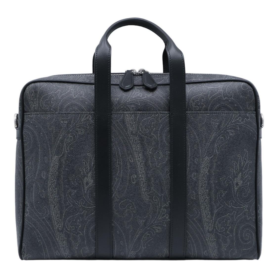Etro Structured Briefcase-Style Bag With Subtle Paisley Pattern