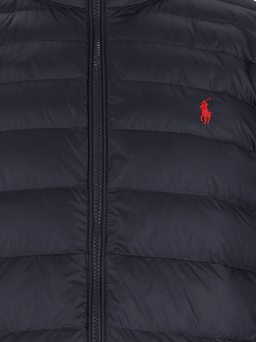 Polo Ralph Lauren Logo Zip Puffer Jacket – Navy