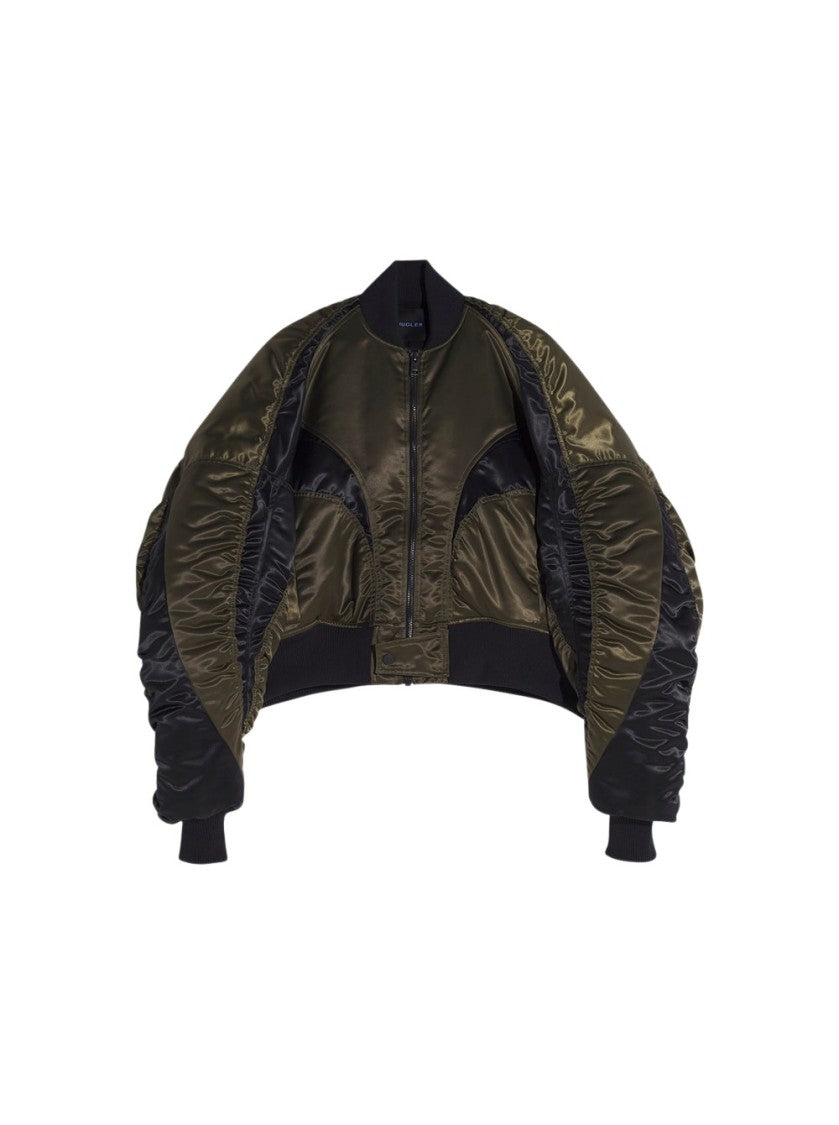 Mugler Shiny Bomber Jacket