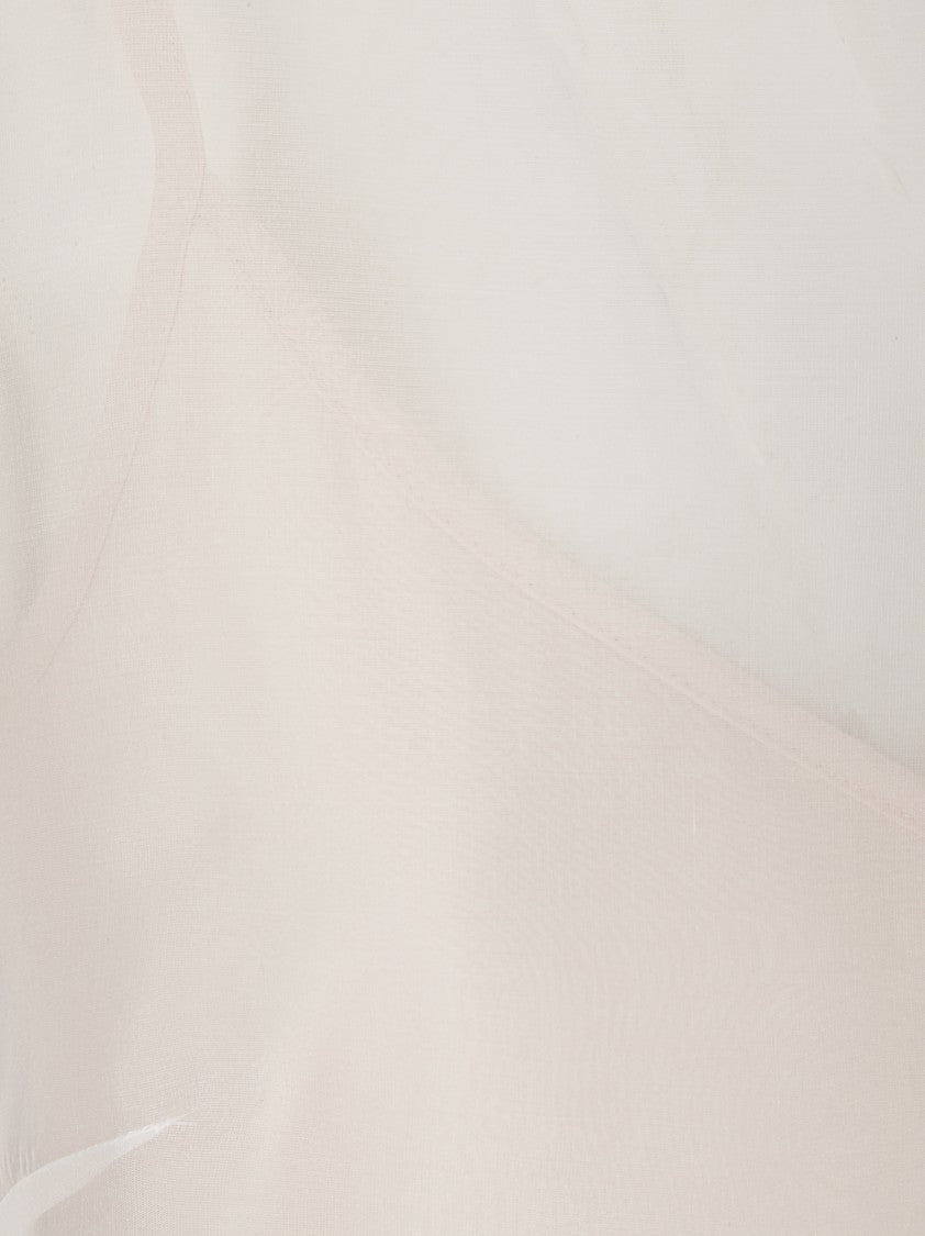 P.A.R.O.S.H. Transparent Silk Shirt With Underlayer