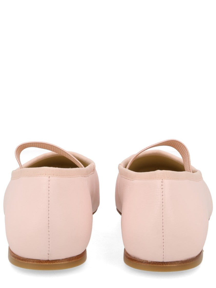Repetto Neutrals Lisbeth Square Toe Ballet Flats