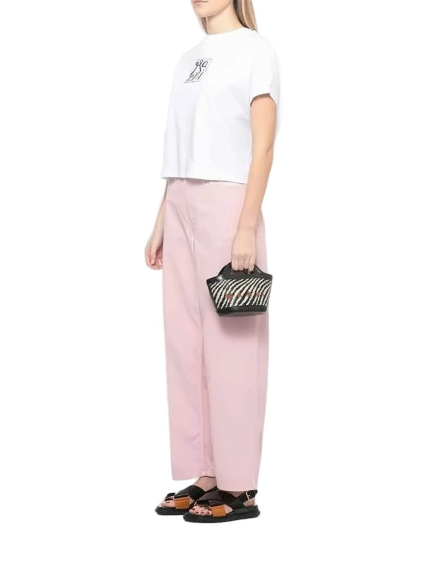 Marni Structured Tote Bag With Woven Pattern