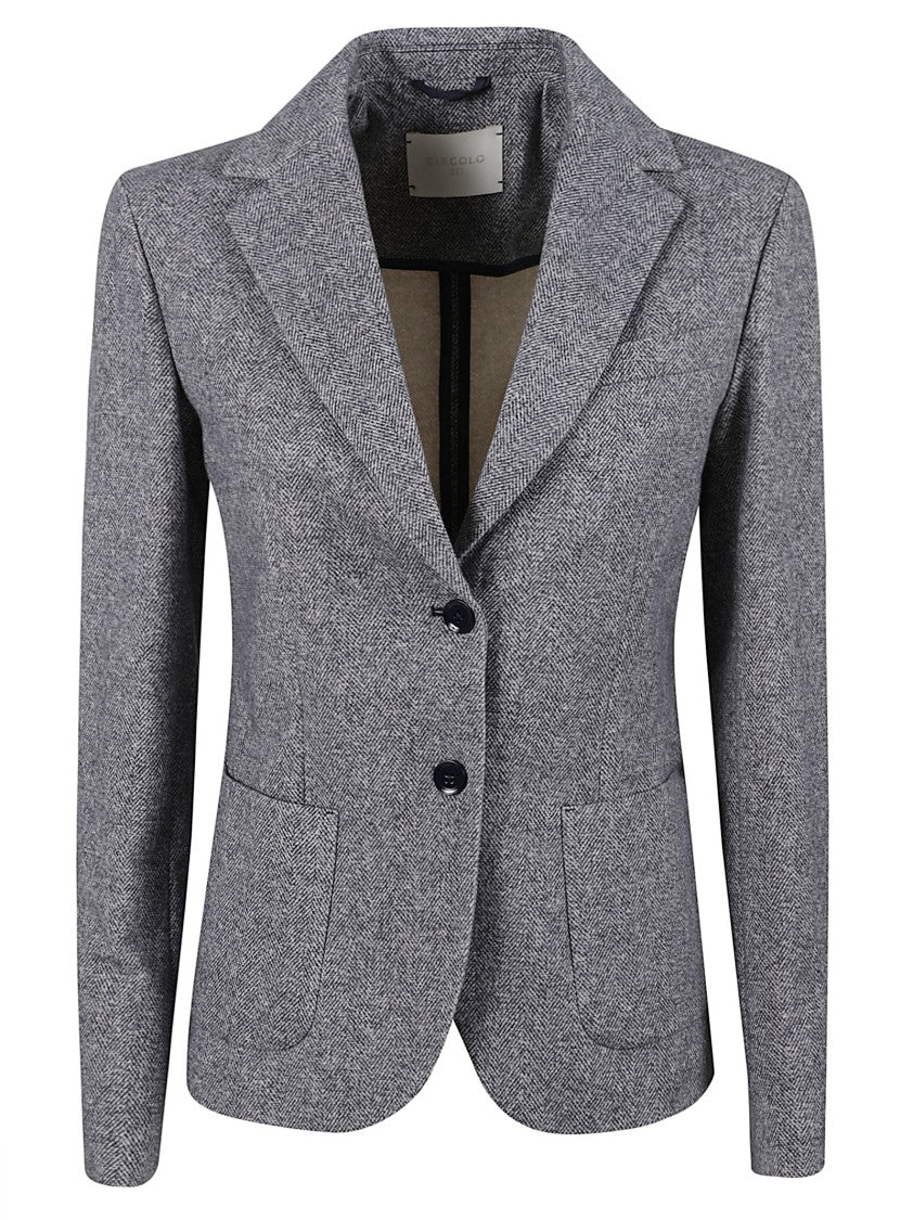 Circolo 1901 Slim Fit Jacket Herringbone