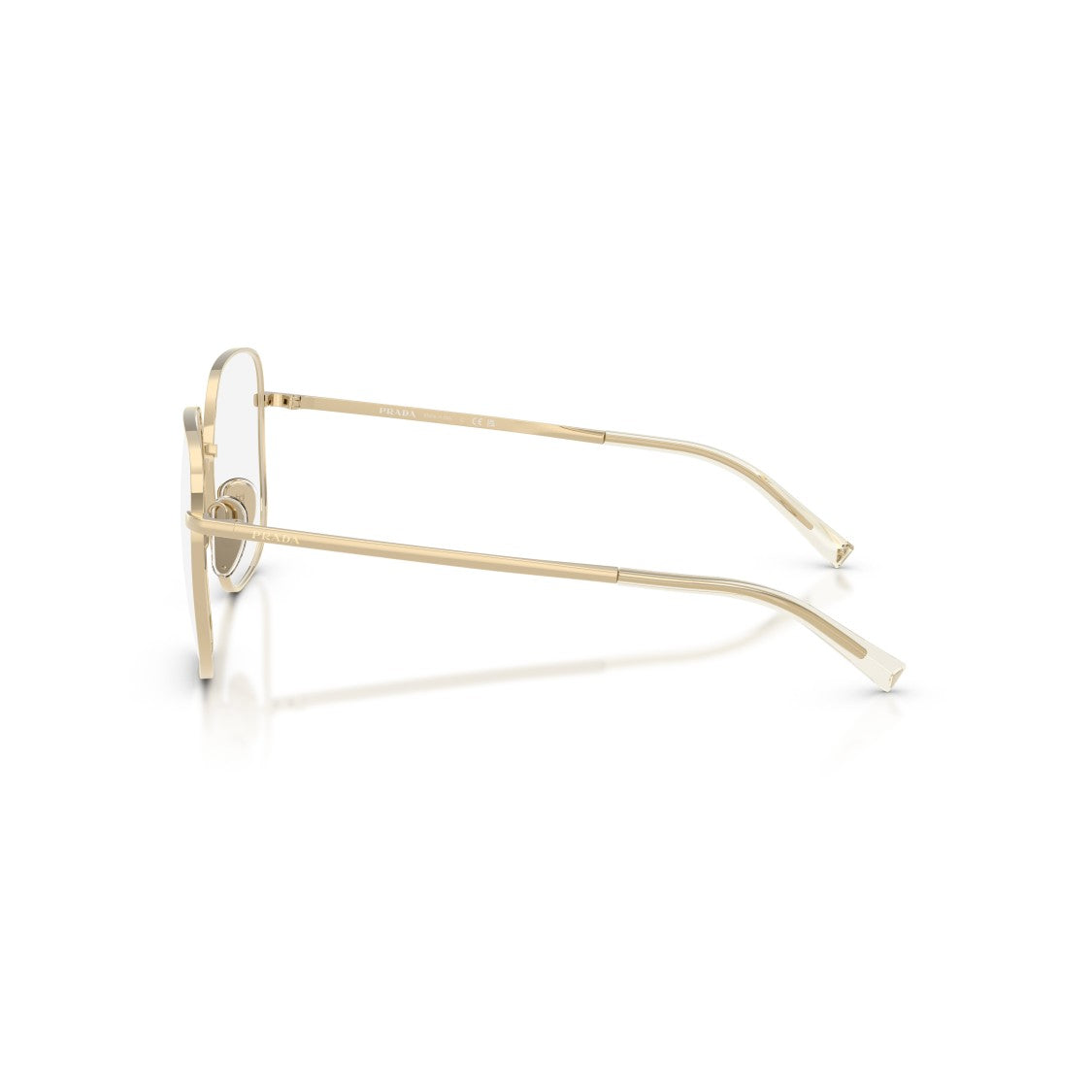 Prada 0Pr A59v Square Metal Frame Eyeglasses