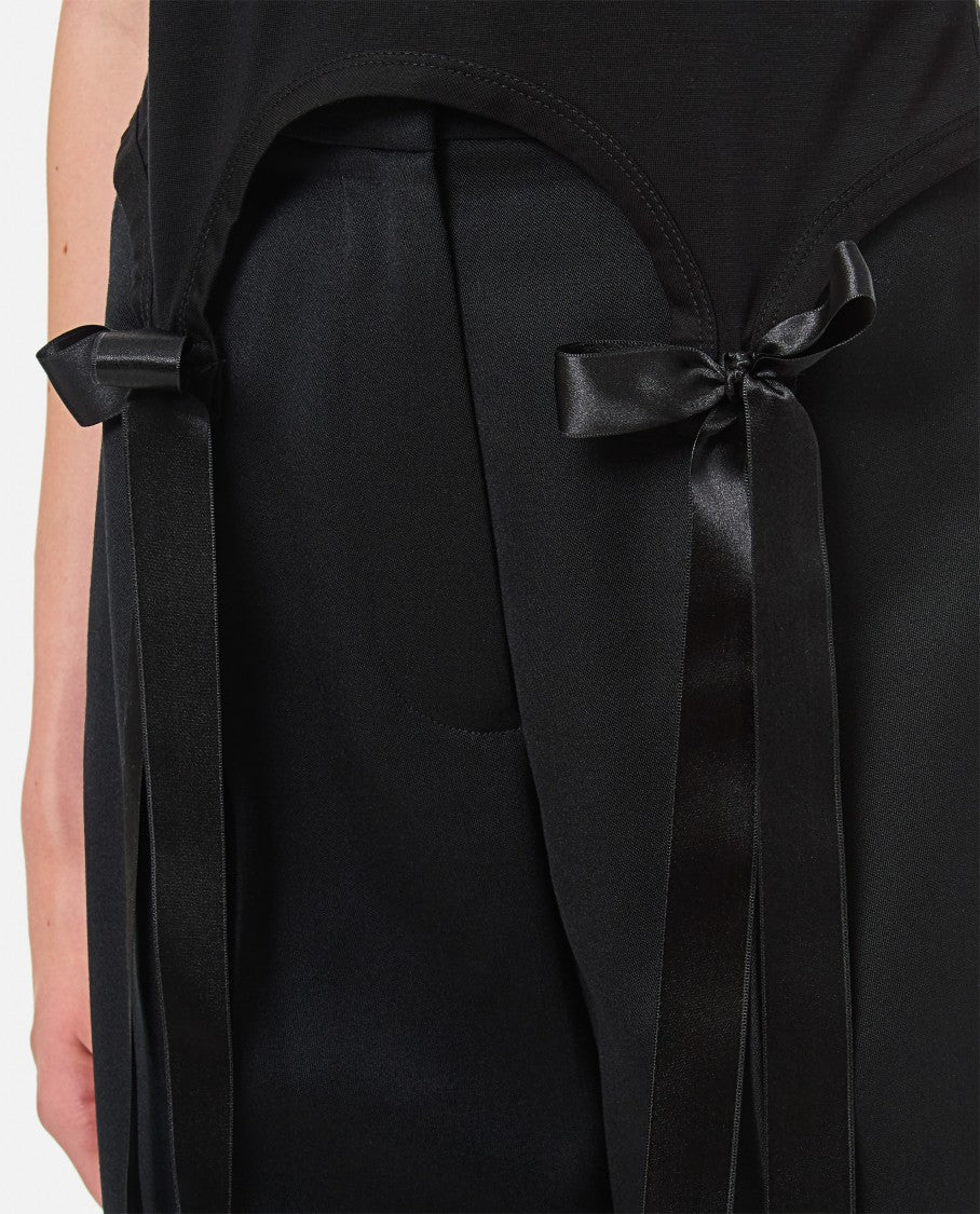 Simone Rocha Easy T-Shirt W/ Bow Tails