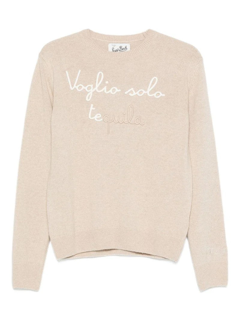 Mc2 Saint Barth New Queen Casual Sweater With Embroidered Design