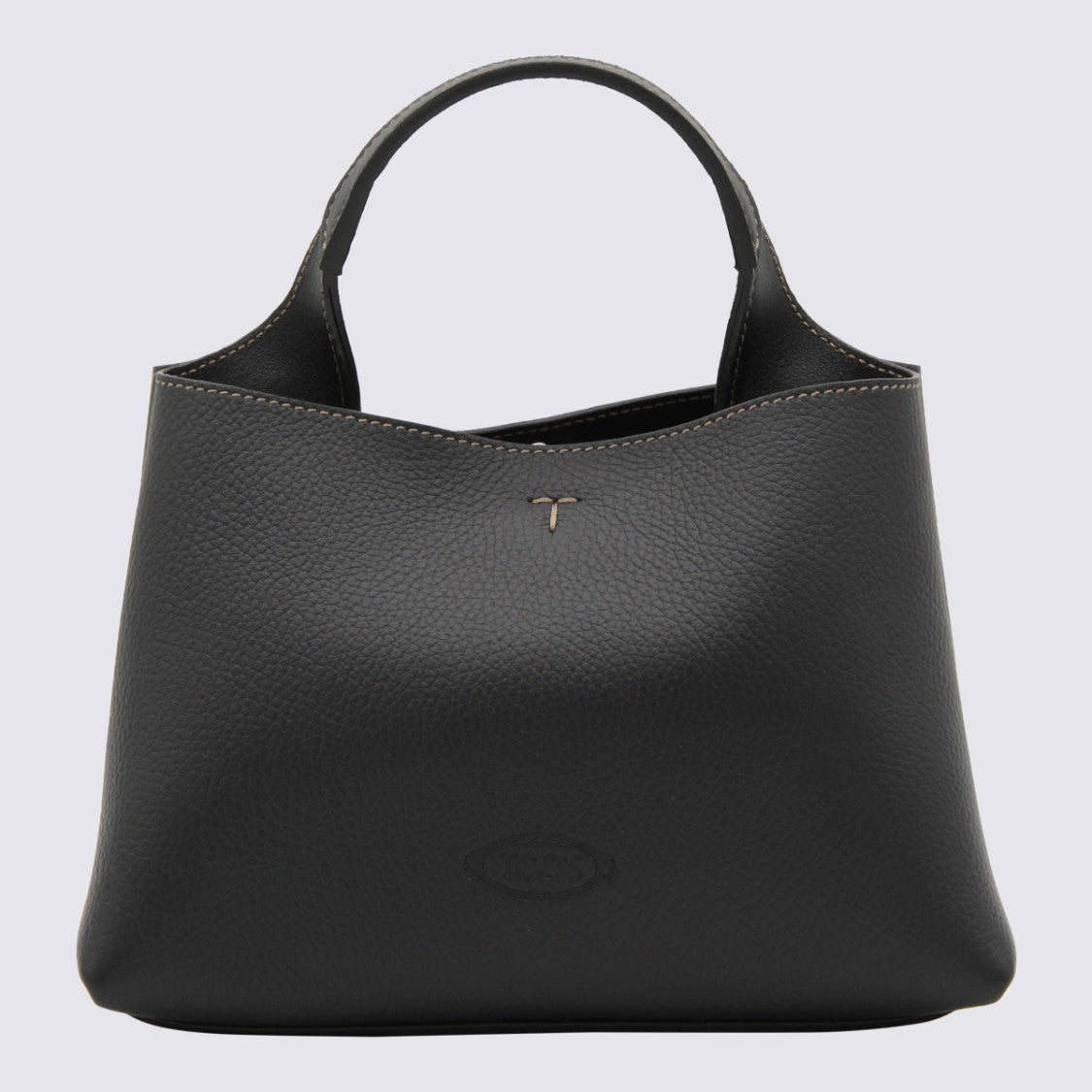 Tod's Black Leather Tote Bag