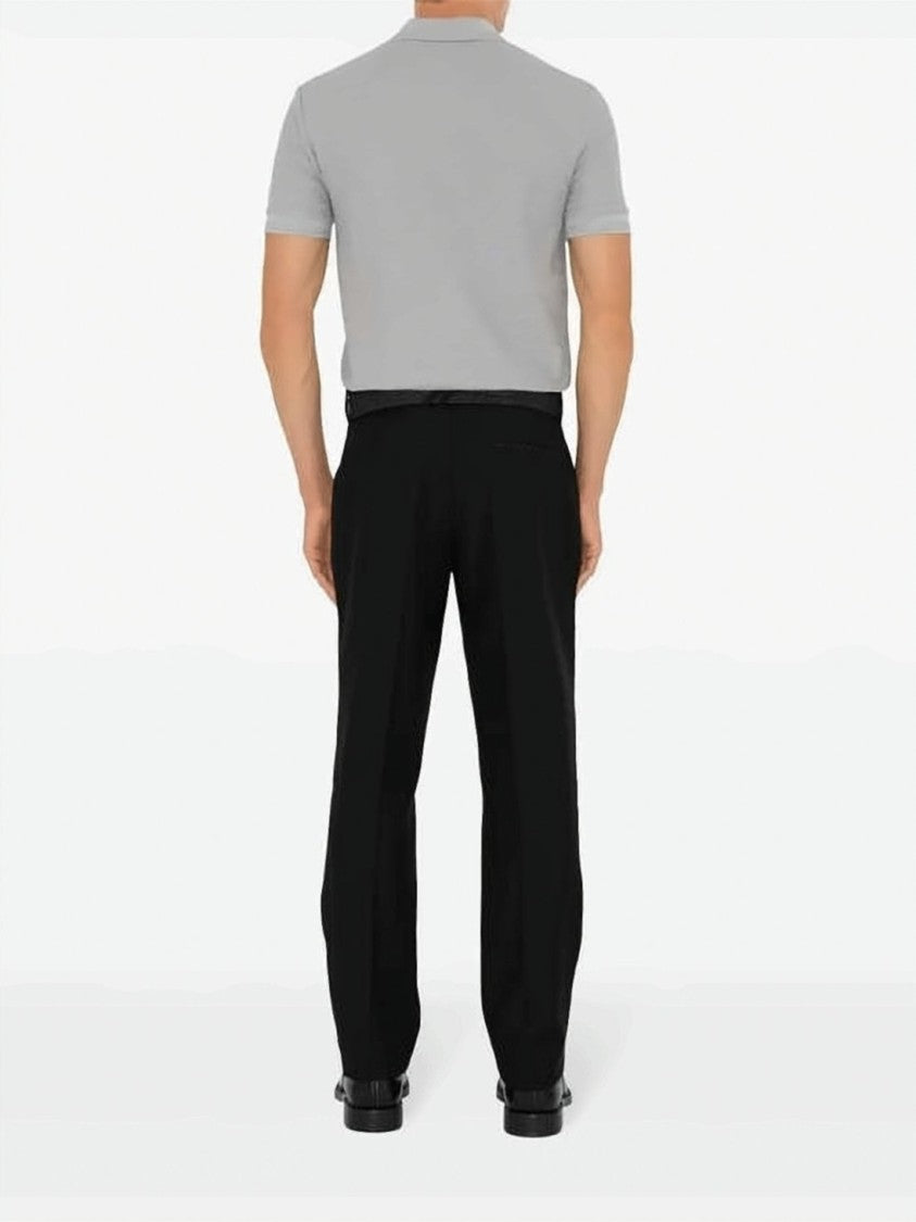 Burberry Tailored Fit Grey Polo Shirt