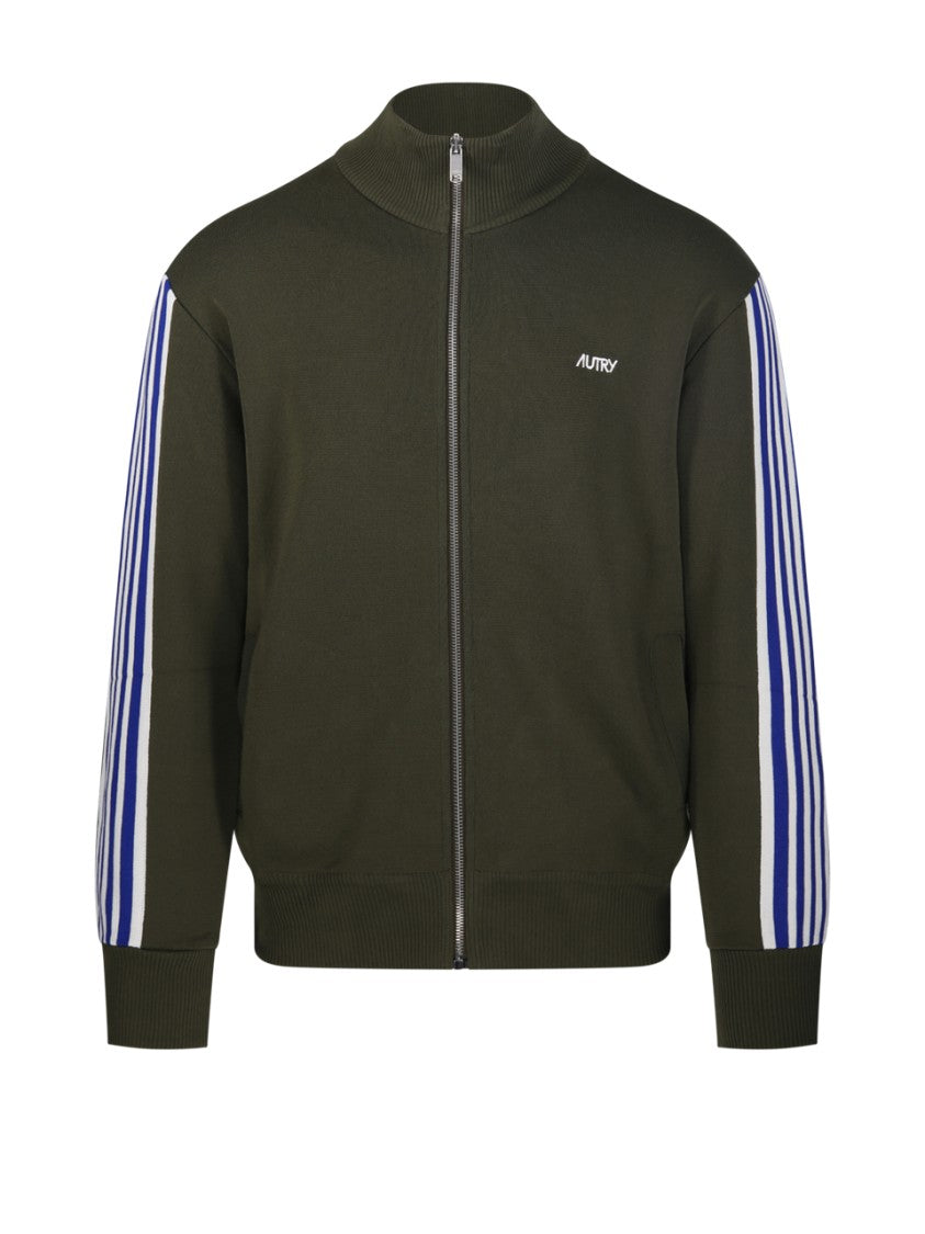 Autry Full Zip Jacket With High Collar