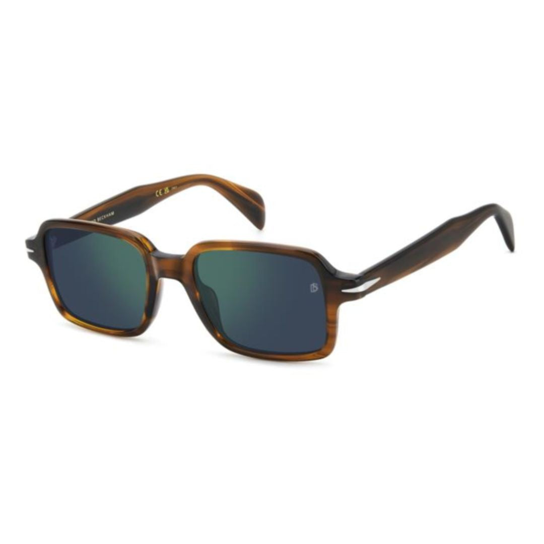 David Beckham Db 1179/S Rectangular Tortoiseshell Sunglasses