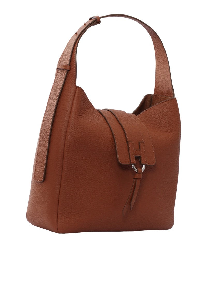Hogan H01x Hobo Textured Calfskin Bag