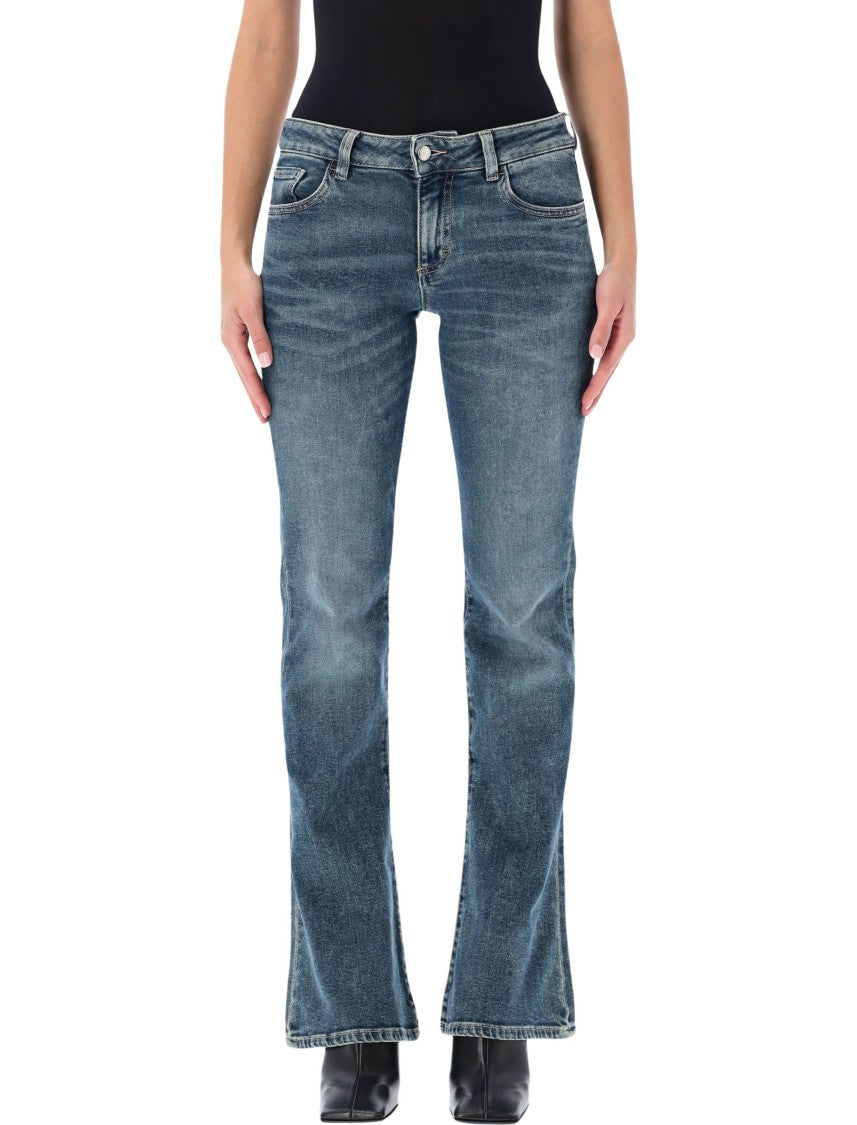 Icon Denim Kendy After Dark Mid-Rise Flared Jeans