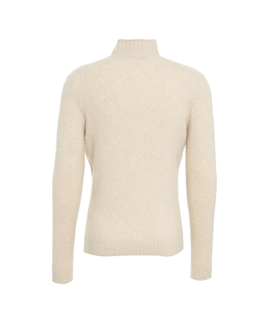 Kangra Wool Sweater With High Neck