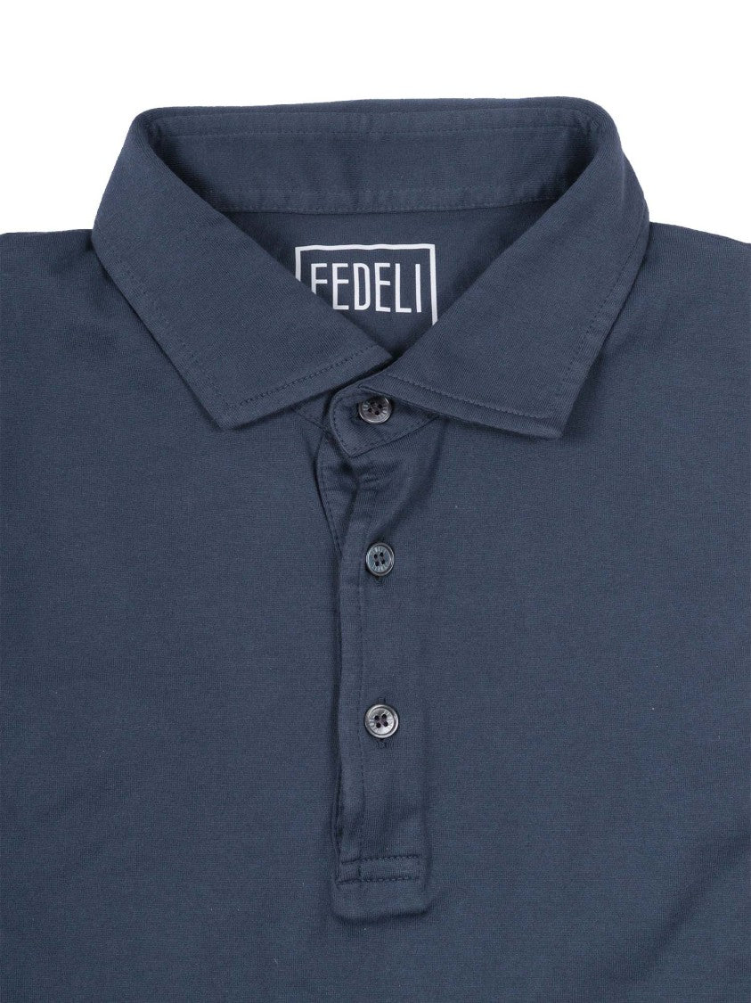 Fedeli Short Sleeve Knitted Polo Shirt