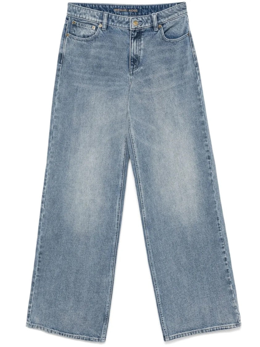 Michael Kors Relaxed Wide Leg Jeans