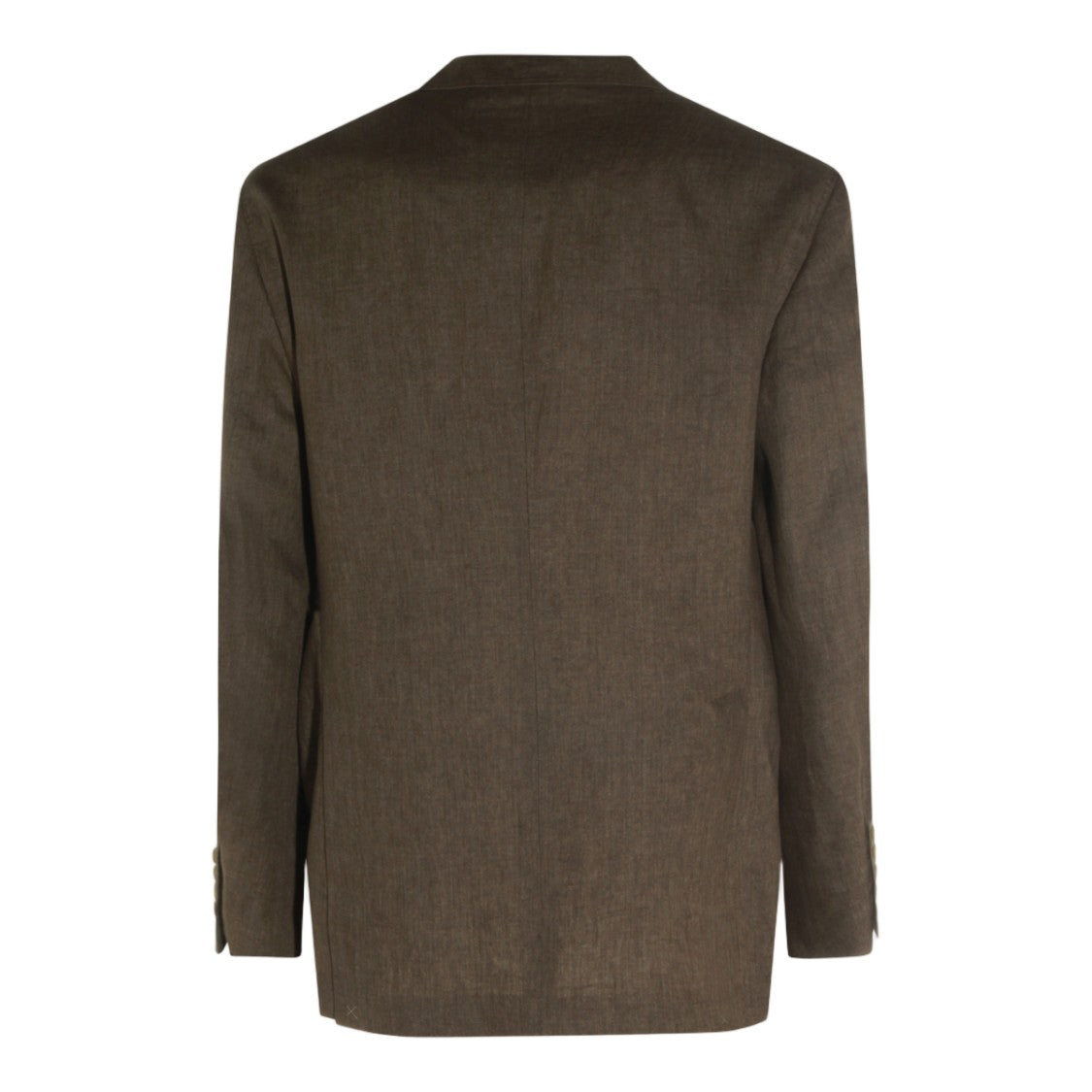 Brunello Cucinelli Tailored Brown Blazer With Notch Lapels