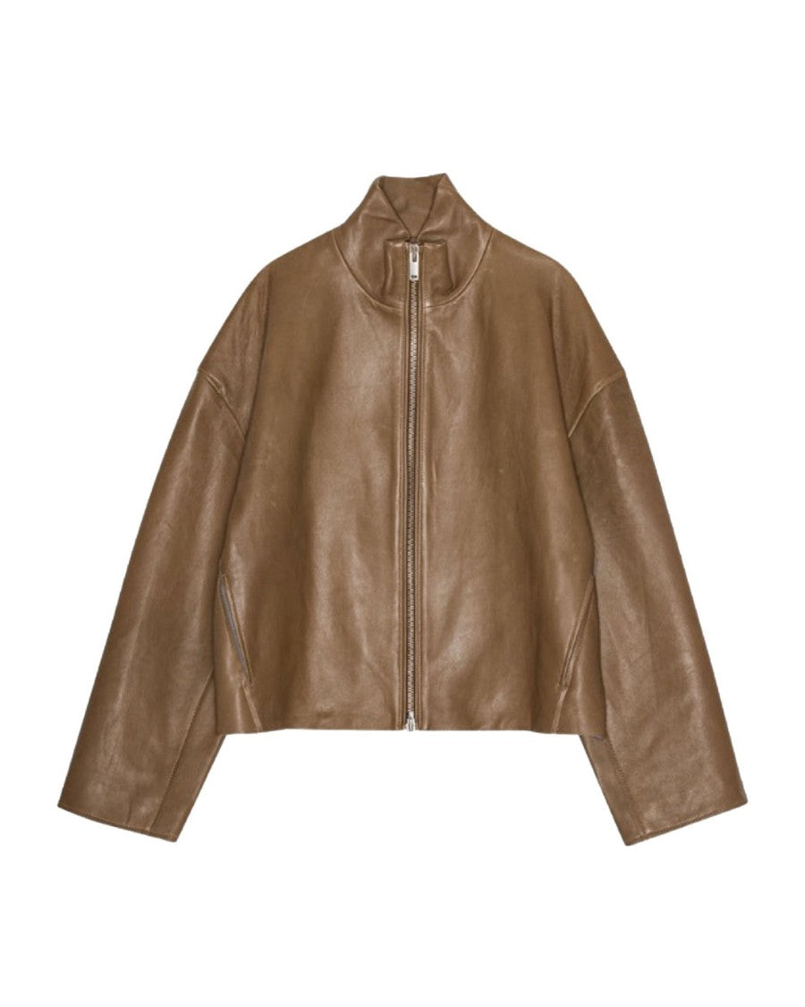 Remain Bonded Leather Jacket - Brown