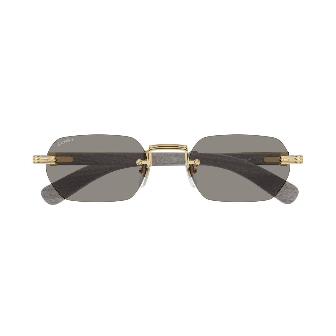 Cartier Ct0362s Rimless Rectangular Sunglasses