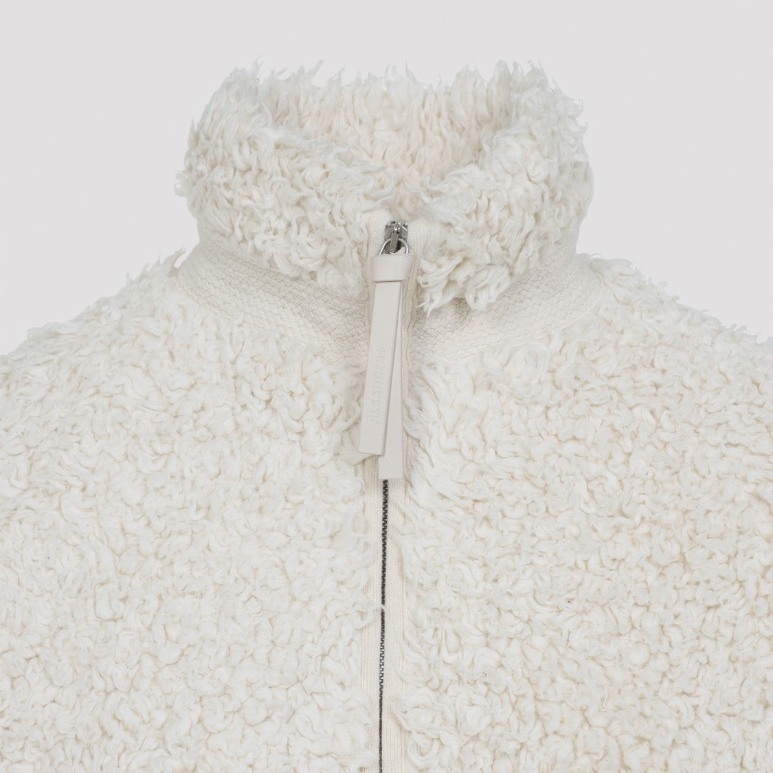 Jil Sander Zip Up 173 Gd Ivory Cotton Jacket