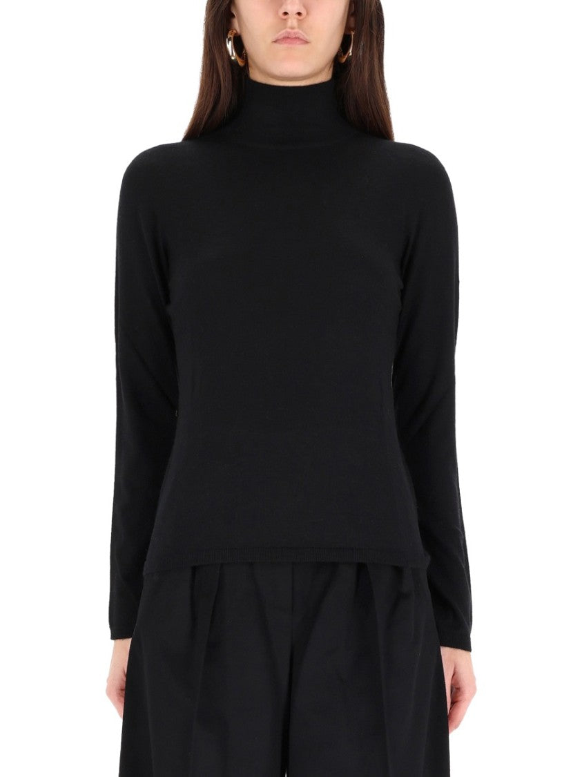 Max Mara Fitted Cashmere Turtleneck Sweater