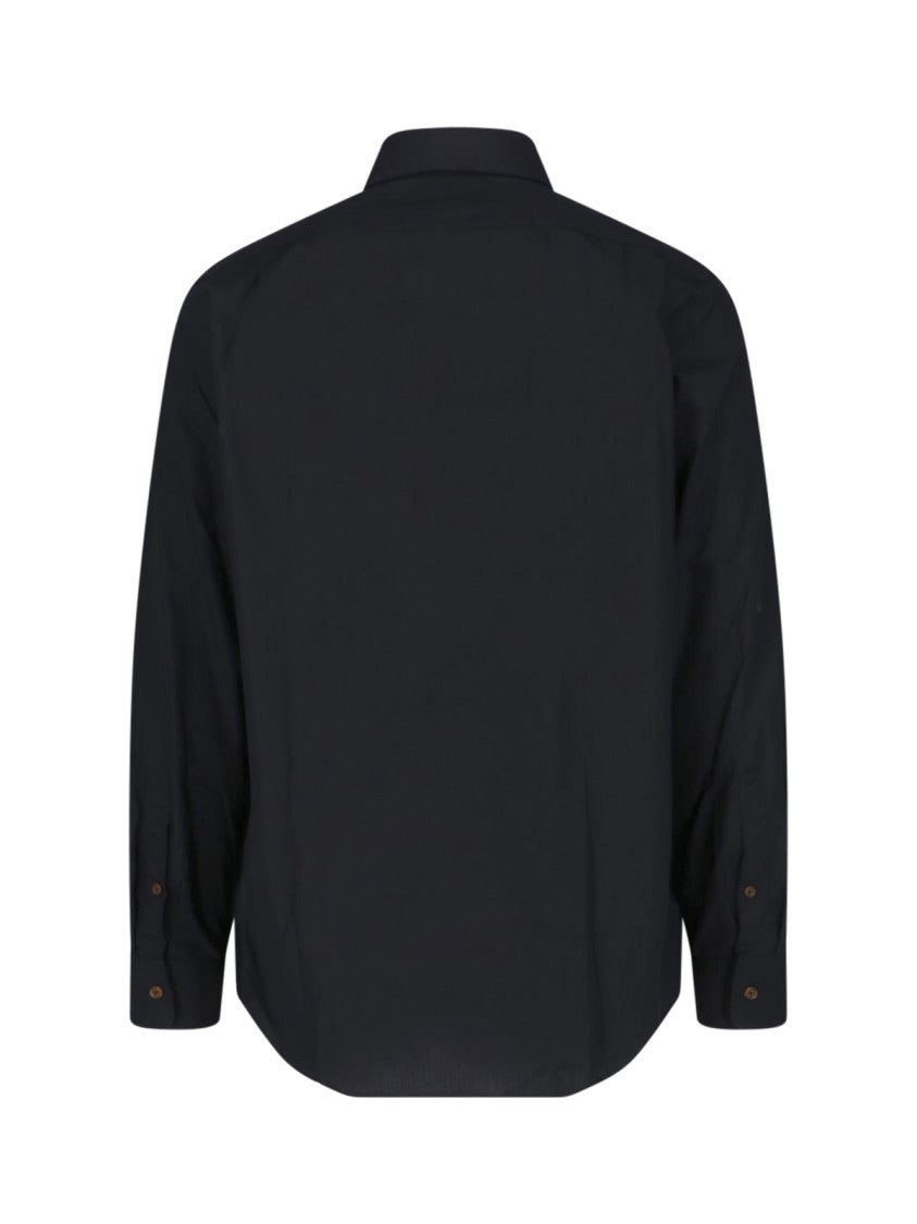 Vivienne Westwood Black Two Button Krall Cotton Shirt