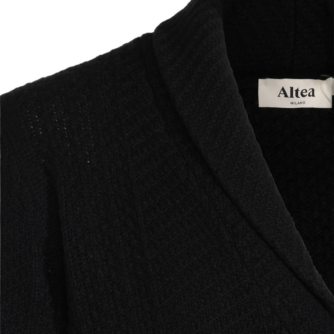 Altea Textured Knit Shawl Collar Cardigan