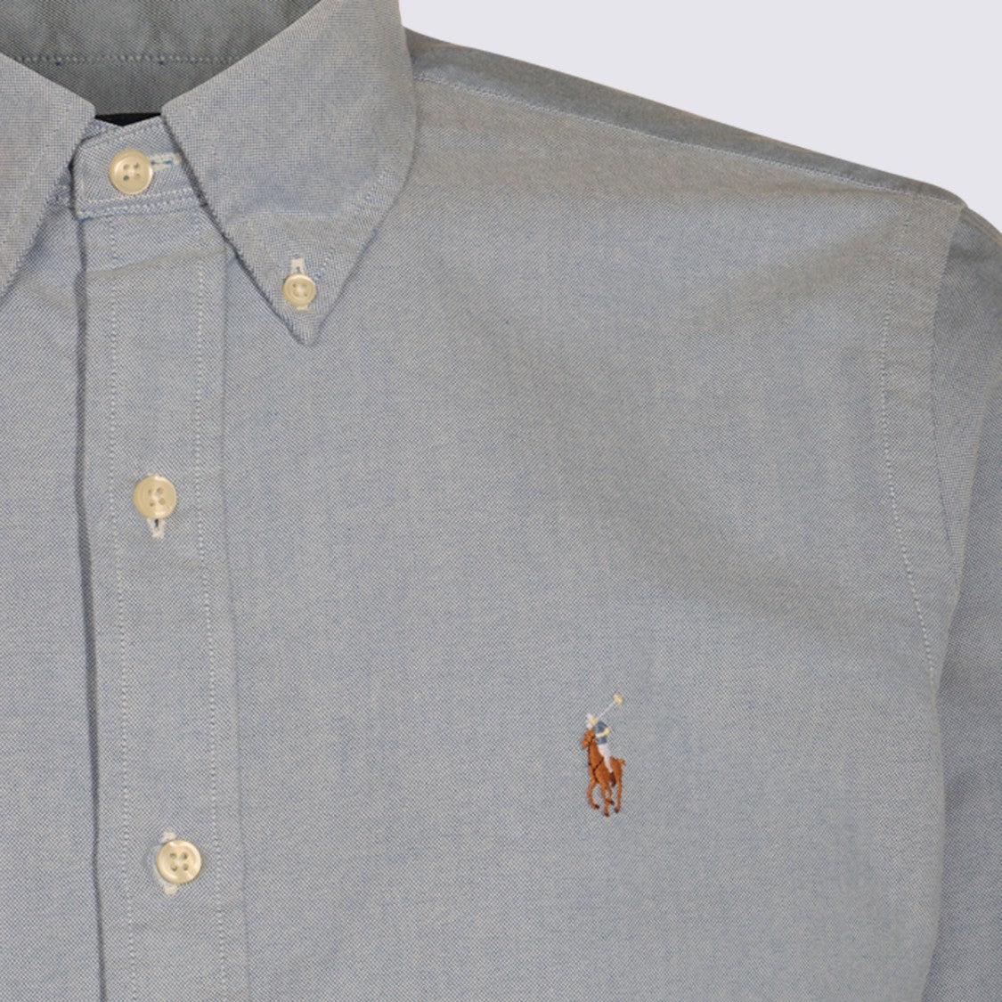 Polo Ralph Lauren Long-Sleeve Button-Up Shirt With Tailored Fit
