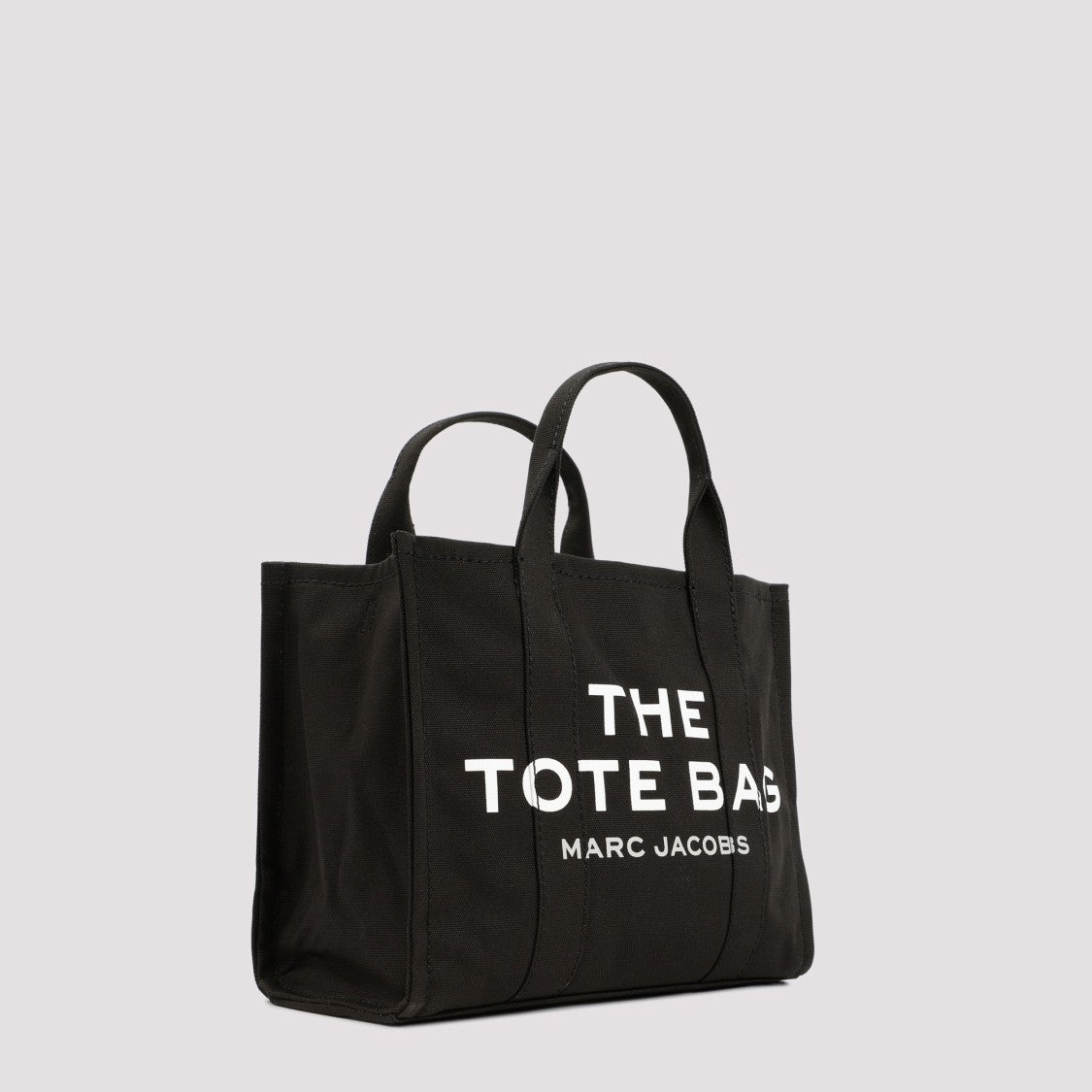 Marc Jacobs Black Cotton The Small Tote Bag