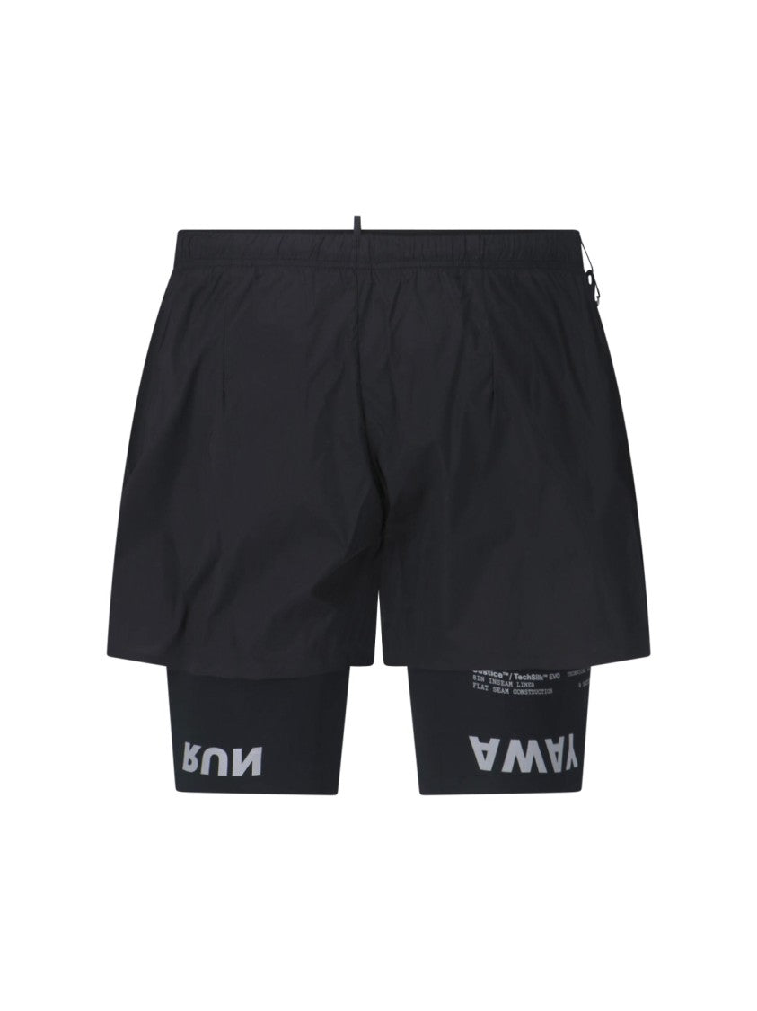 Satisfy Black Techsilk 8 Performance Shorts