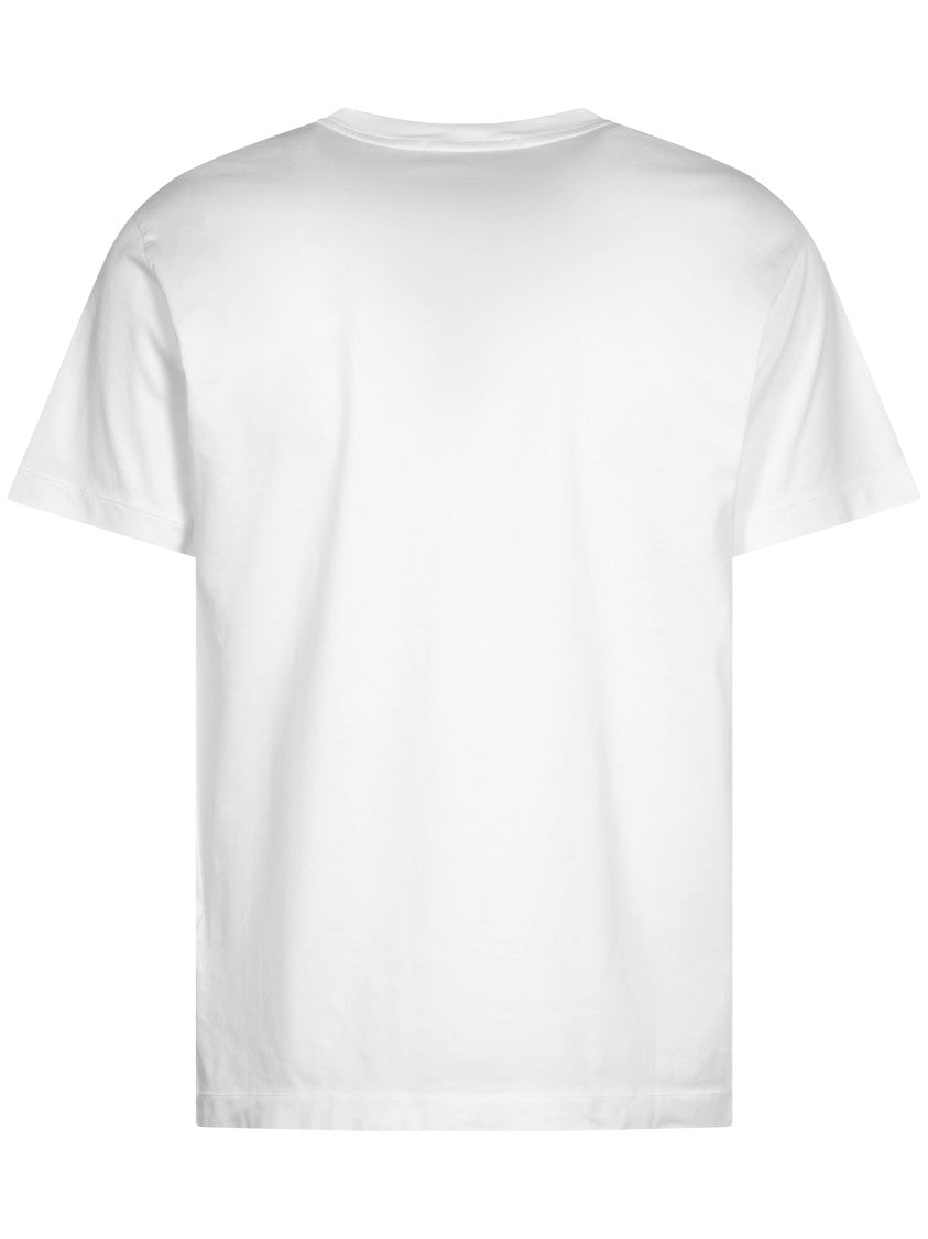 Stone Island Relaxed-Fit White Cotton T-Shirt