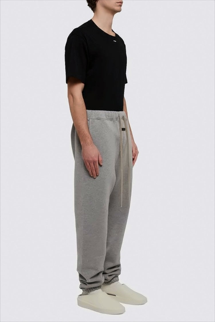 Fear Of God Relaxed Fit Grey Sweatpants With Tapered Legs And Drawstring Waistband